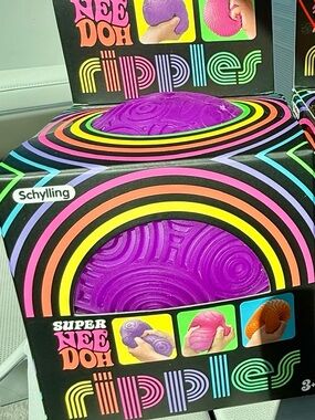 Schylling Super NeeDoh Ripples Purple Sensory Squish